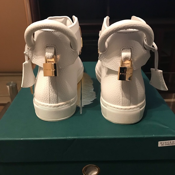 Buscemi hightop 125mm (white) size US 9 - Picture 2 of 8